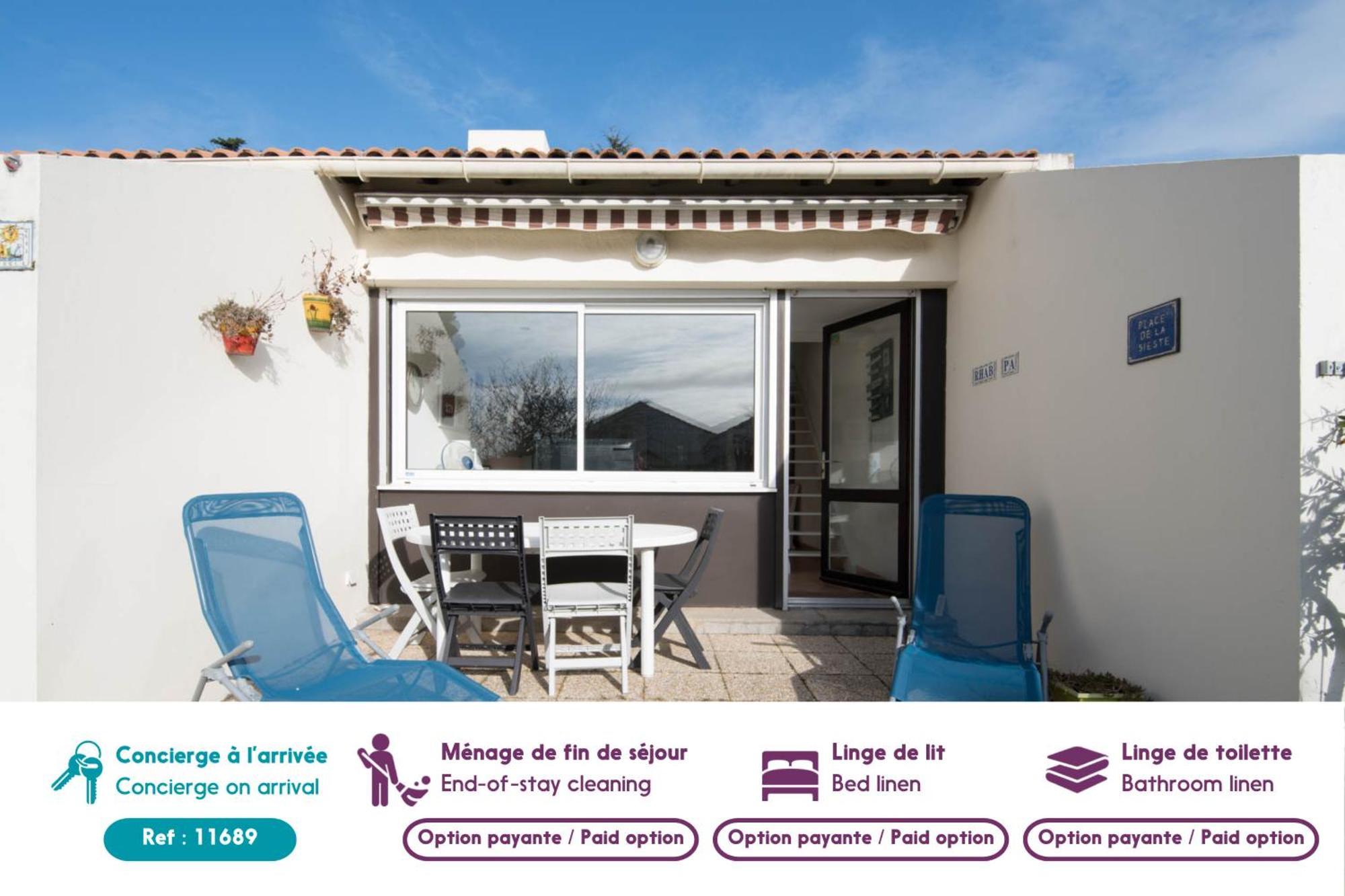 Maison Dans Residence Calme + Piscine A ポルニック エクステリア 写真